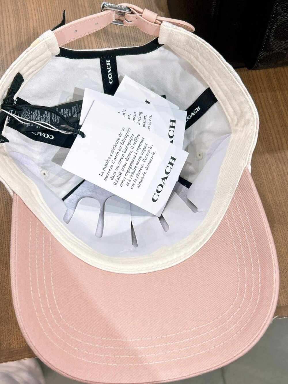 nwt coach Signature Baseball Hat for women one size - Picture 5 of 7